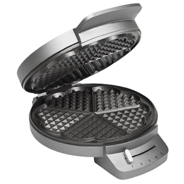 Princess 132380, 1200W, Waffle Maker, Gray/Black