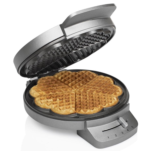 Princess 132380, 1200W, Waffle Maker, Gray/Black