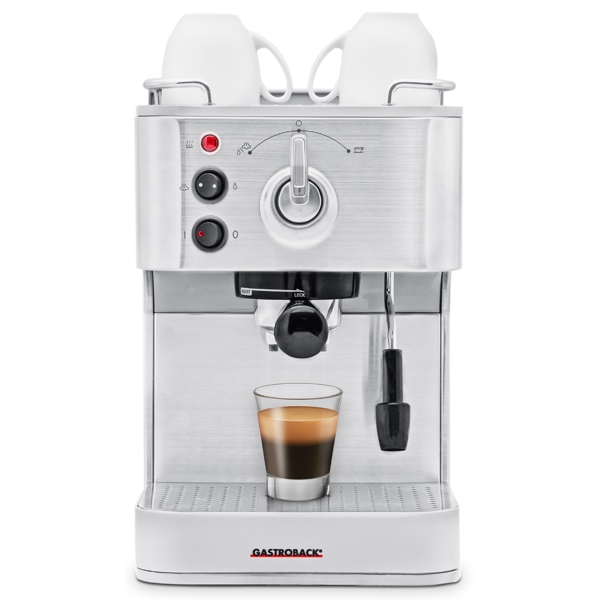 Gastroback 42606, 1250W, 1.5L, Coffee Machine, Silver