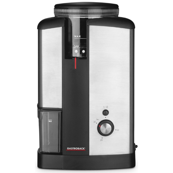 Gastroback 42602, 130W, Coffee Grinder, Silver