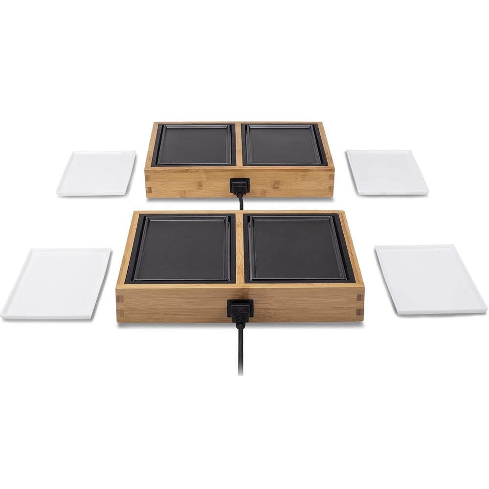 გრილი Princess Dinner4All Pure 104040, 840W, Griddle, Wood