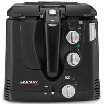 Gastroback 42580, 2000W, 2.3L, Fries Machine, Black