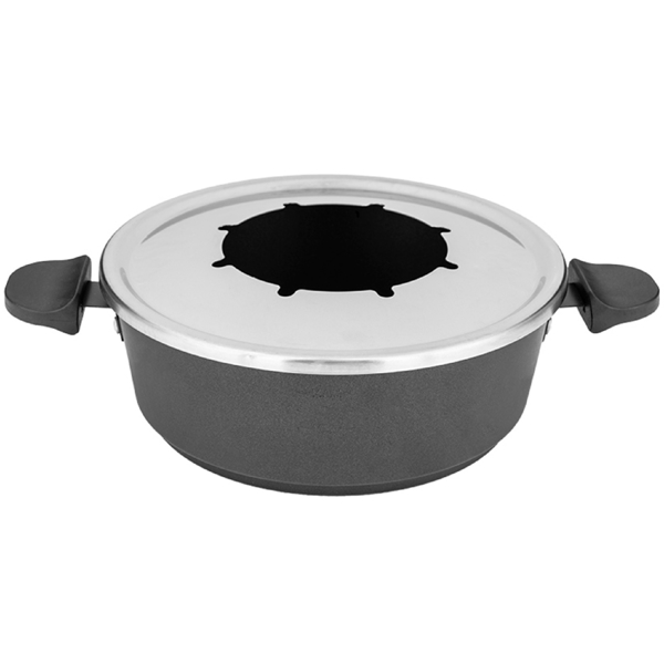 Gastroback 42566, 1000W, Fondue, Silver