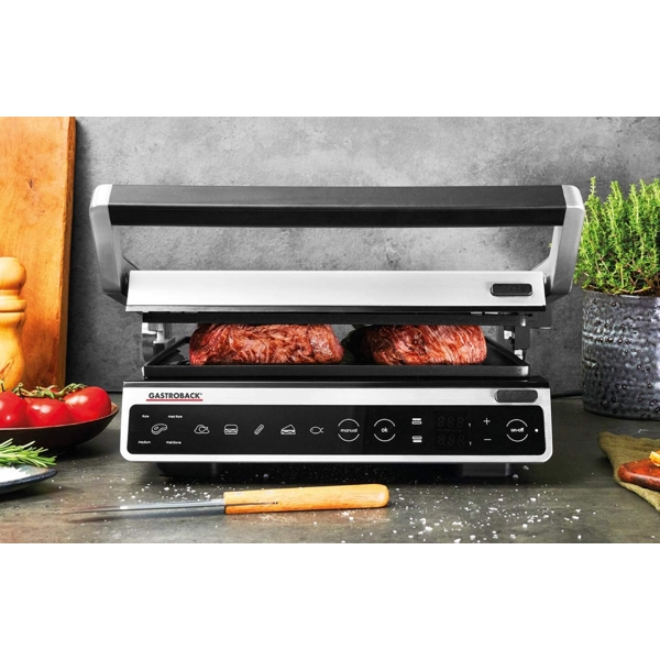 Gastroback 42542, 2000W, Grill, Silver