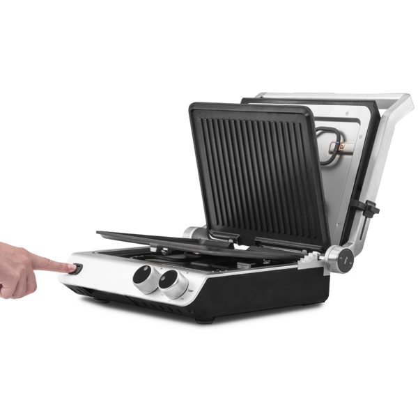 Gastroback 42537, 2000W, Grill, Silver