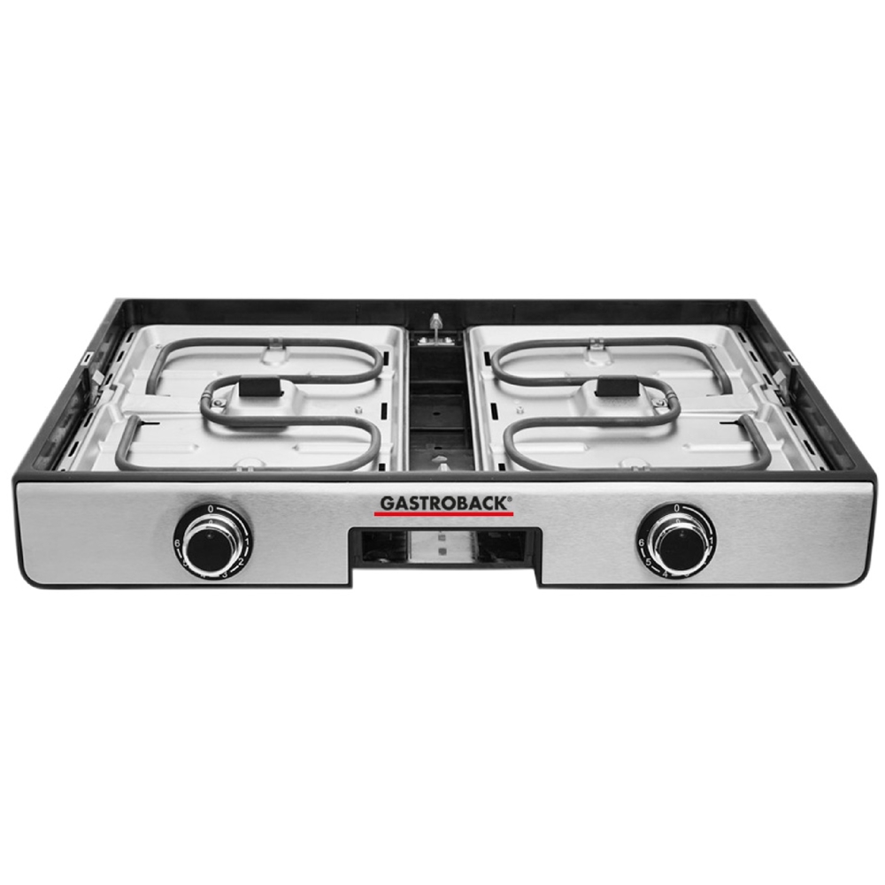 გრილი Gastroback 42524, 2000W, Table Grill, Silver