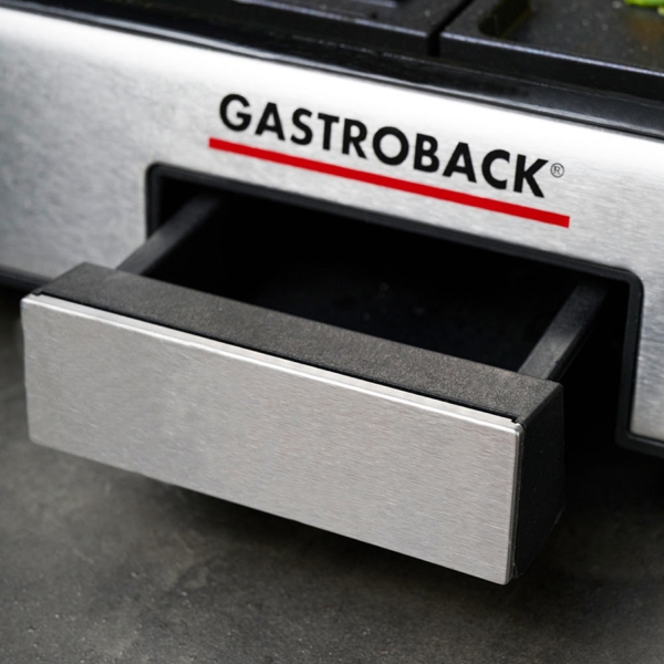 Gastroback 42524, 2000W, Table Grill, Silver