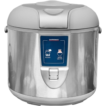 Gastroback 42518, 700W, 5L, Rice Cooker, Silver