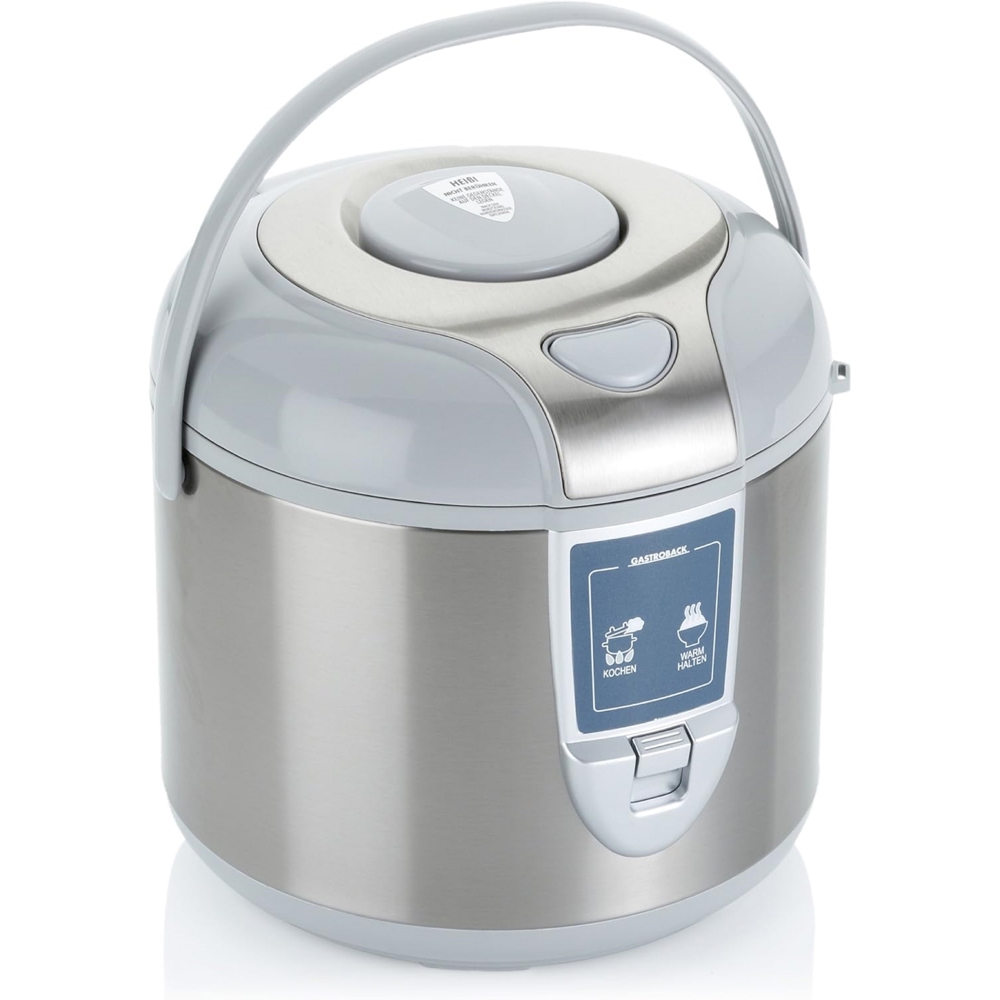 Gastroback 42518, 700W, 5L, Rice Cooker, Silver