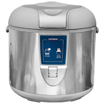 ბრინჯის სახარში Gastroback 42507, 450W, 3L, Rice Cooker, Silver