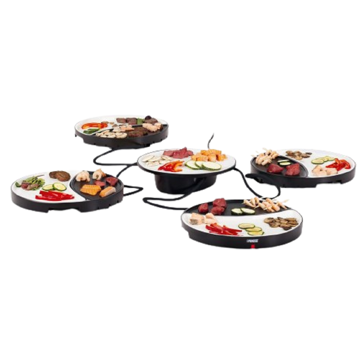 Princess Dinner4All 103080, 250W, Griddle, Black/White