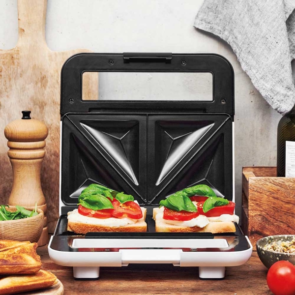 სენდვიჩის აპარატი Gastroback 42443, 750W, Sandwich Maker, White