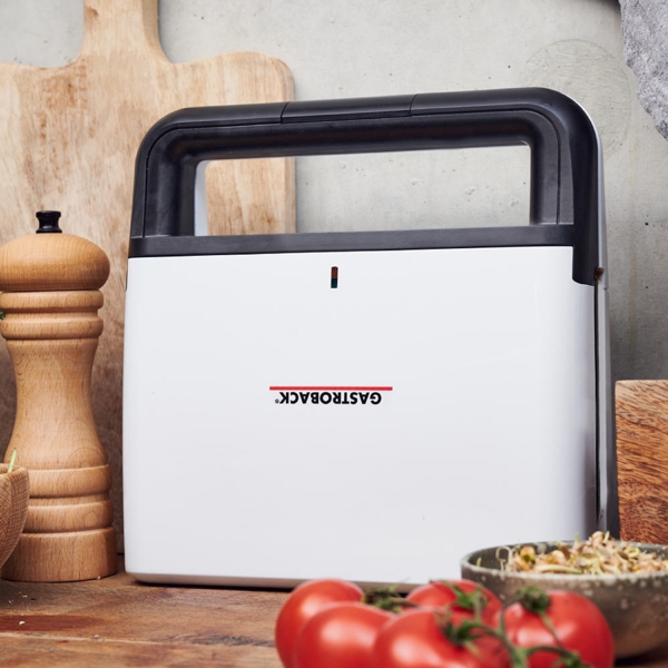 სენდვიჩის აპარატი Gastroback 42443, 750W, Sandwich Maker, White