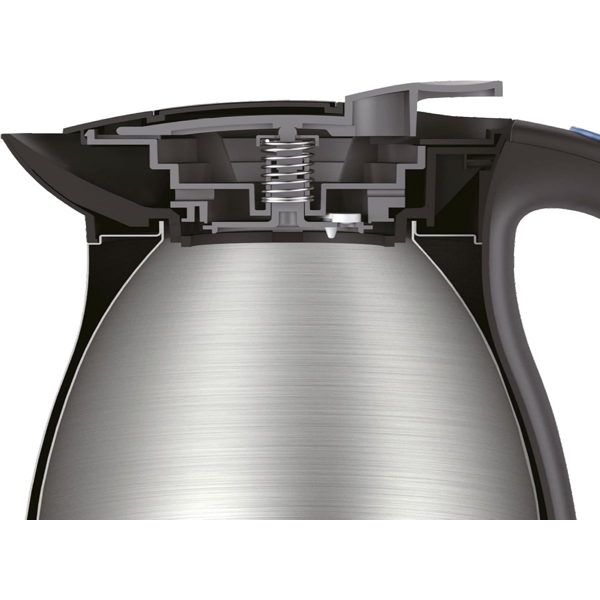 ელექტრო ჩაიდანი Gastroback 42426, 2200W, 1.7L, Electric Kettle, Silver