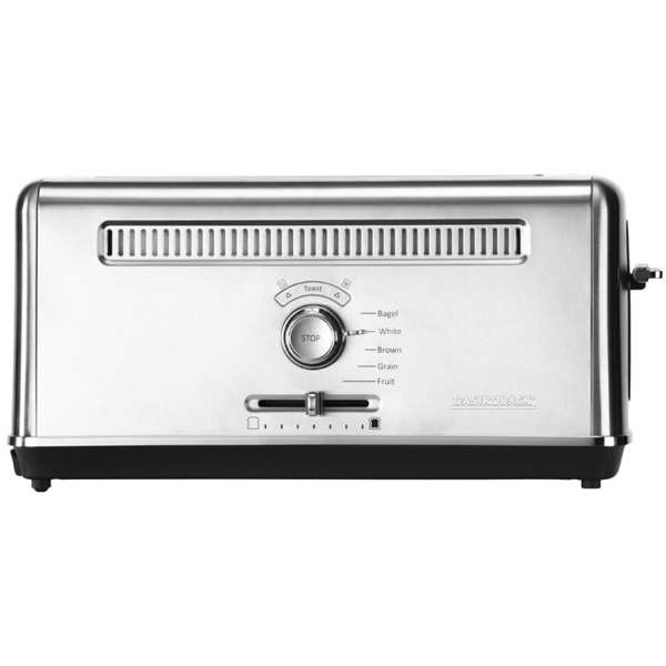 Gastroback 42394, 1100W, Toaster, Silver