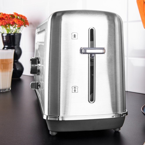 Gastroback 42394, 1100W, Toaster, Silver