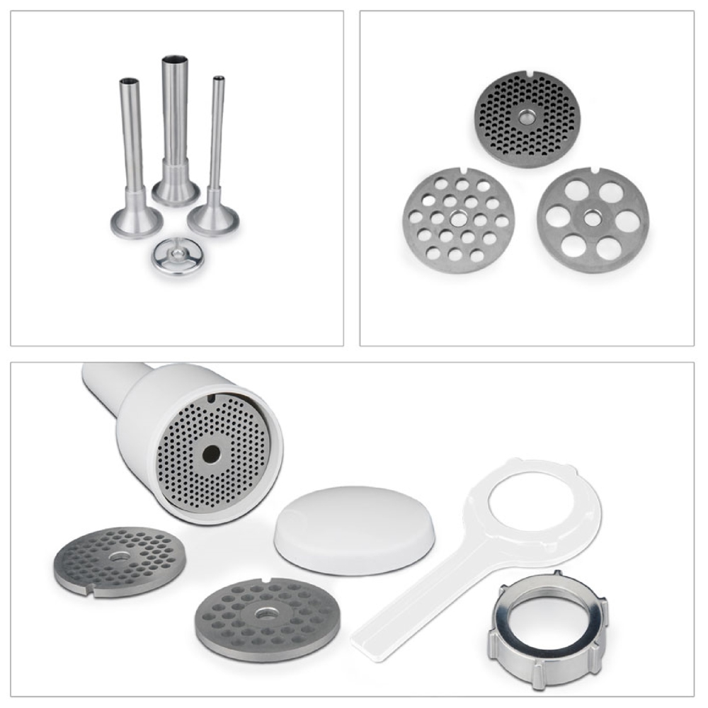 Gastroback 41409, 1000W, Meat Grinder, Silver