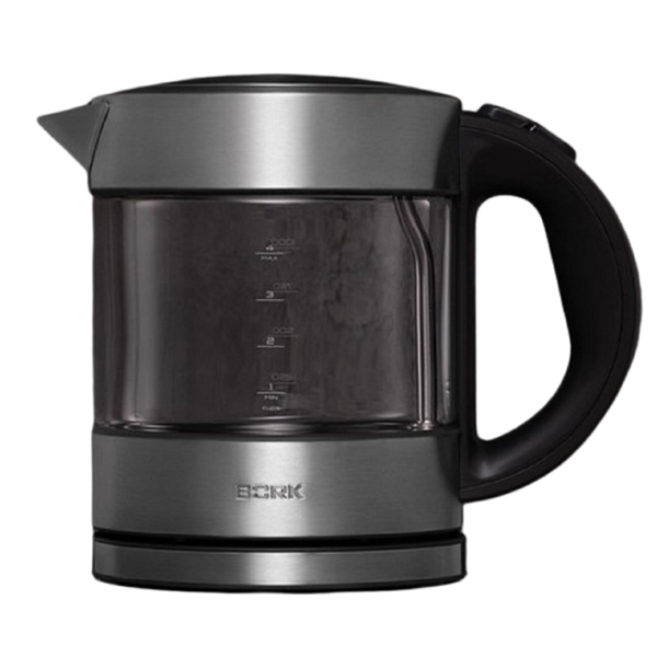 ელექტრო ჩაიდანი Bork K702, 2400W, 1L, Electric Kettle, Silver