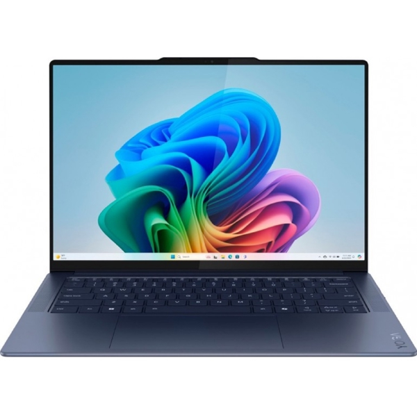 ნოუთბუქი Lenovo 83ED004ARK Yoga Slim 7, 14.5", Snapdragon X Elite-X1E-78-100, 32GB, 1TB SSD, Integrated, W11H, Blue