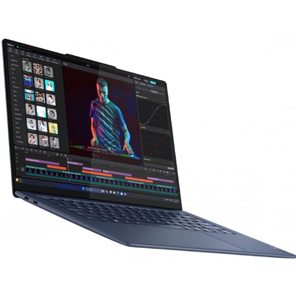 ნოუთბუქი Lenovo 83ED004ARK Yoga Slim 7, 14.5", Snapdragon X Elite-X1E-78-100, 32GB, 1TB SSD, Integrated, W11H, Blue