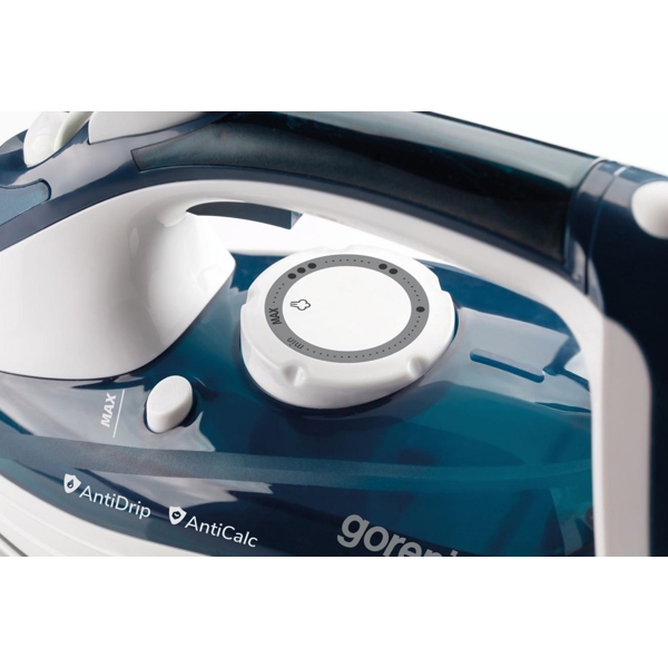 ორთქლის უთო Gorenje SIH2800TQC/2600TQC/D, 2800W, 350ML, Steam Iron, Blue