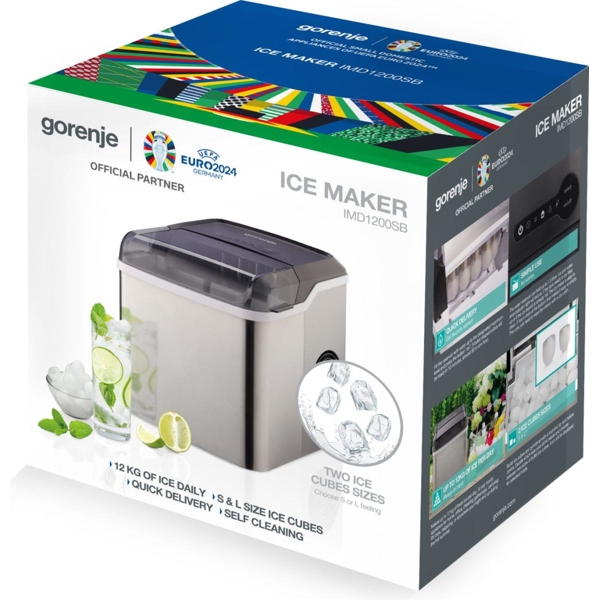 ყინულის აპარატი Gorenje IMD1200SB, 1.3L, Ice Maker, Silver