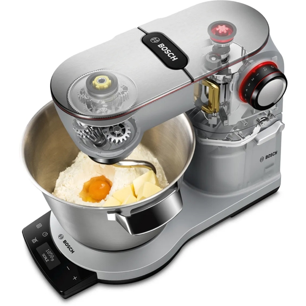 სამზარეულოს კომბაინი Bosch MUM9YX5S12, 1600W, 5,5L, Food Processor, Silver