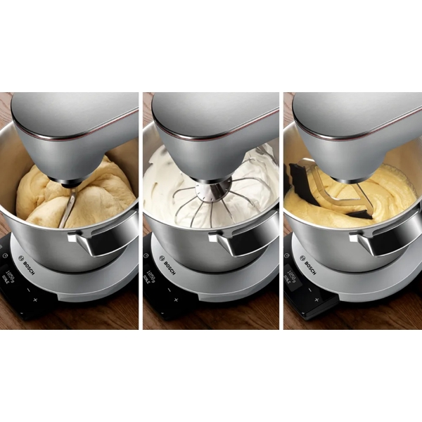 სამზარეულოს კომბაინი Bosch MUM9YX5S12, 1600W, 5,5L, Food Processor, Silver