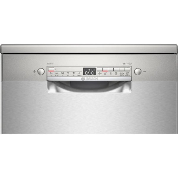 ჭურჭლის სარეცხი მანქანა Bosch SMS2HTI72E, 46Db, Dishwasher, Silver