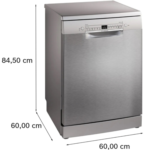 ჭურჭლის სარეცხი მანქანა Bosch SMS2HTI72E, 46Db, Dishwasher, Silver