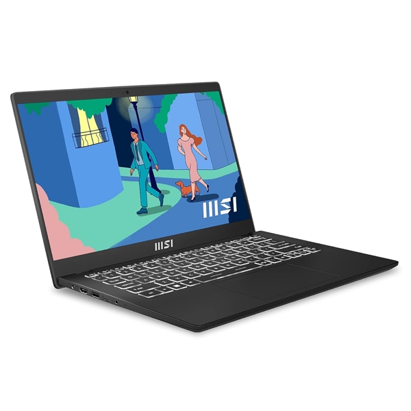 ნოუთბუქი MSI 9S7-14J112-1222 Modern 14, 14", i5-1235U, 16GB, 512GB SSD, Integrated, Black