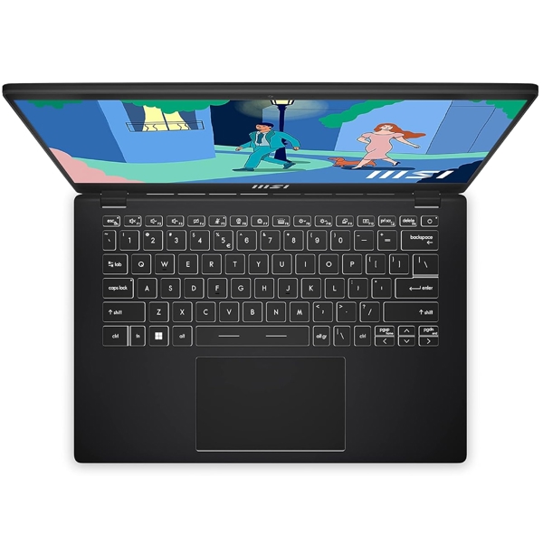 ნოუთბუქი MSI 9S7-14J112-1222 Modern 14, 14", i5-1235U, 16GB, 512GB SSD, Integrated, Black