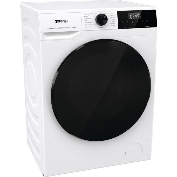 სარეცხი მანქანა Gorenje WNHAI1X4APS/C, 10.5Kg, 1400Rpm, Washing Machine, White/Black