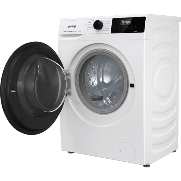 სარეცხი მანქანა Gorenje WNHAI1X4APS/C, 10.5Kg, 1400Rpm, Washing Machine, White/Black