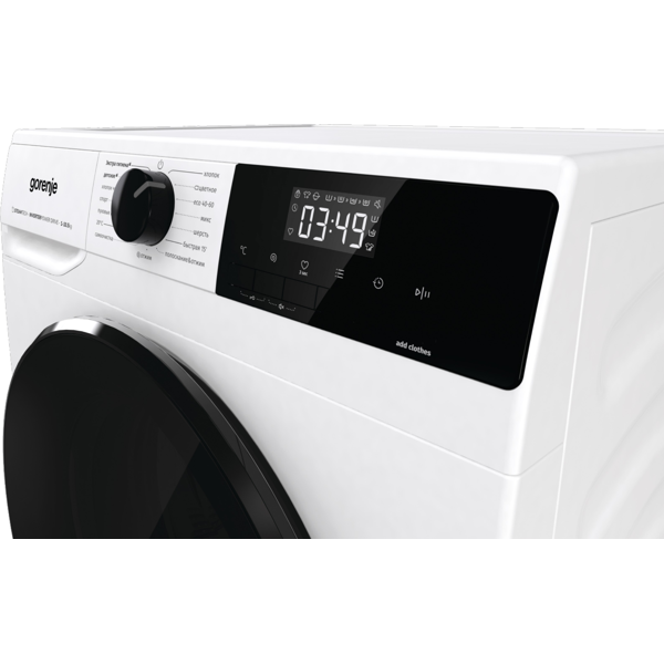 სარეცხი მანქანა Gorenje WNHAI1X4APS/C, 10.5Kg, 1400Rpm, Washing Machine, White/Black