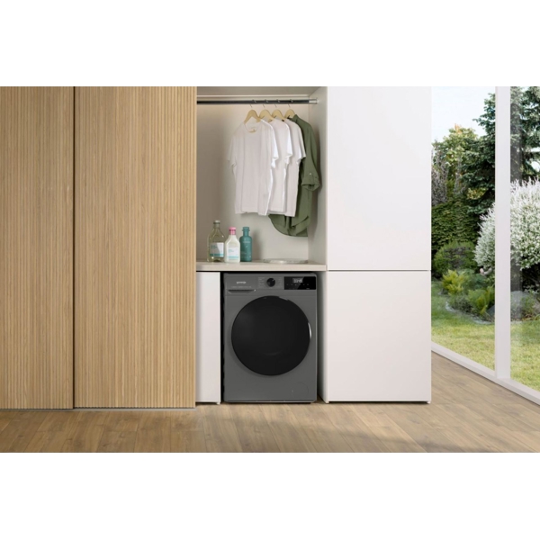 Gorenje W2NHAI94APS/C, 9Kg, 1400 Rpm, 75Db, Washing Machine, Black/Gray