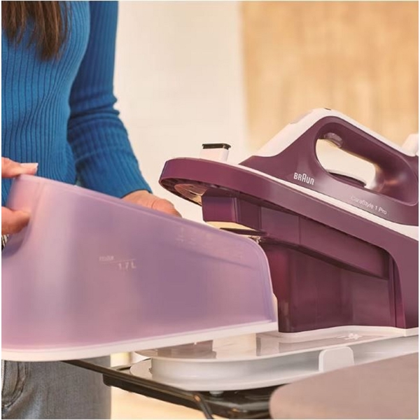 ორთქლის უთო Braun IS1514VI, 2200W, 1.7L, Steam Iron, Purple