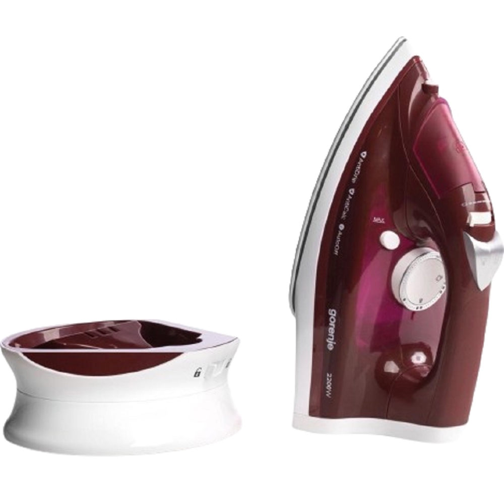 ორთქლის უთო Gorenje SICH2200RBC, 2200W, 0.27L, Steam Iron, Burgundy