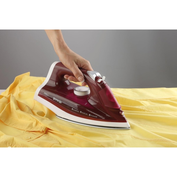 Gorenje SICH2200RBC, 2200W, 270ML, Steam Iron, Burgundy