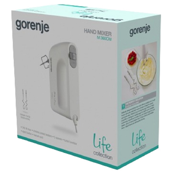 მიქსერი Gorenje M360CW, 345W, Mixer, White