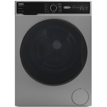 Vestel WB9B12T2TDSS-W, 9Kg, A+++, 1200Rpm, 74Db, Washing Machine, Gray