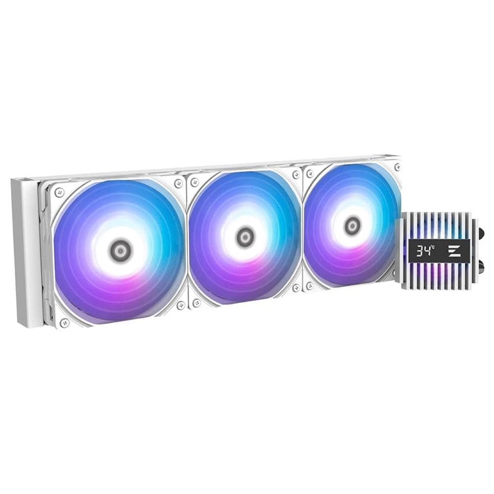 თხევადი გაგრილება Zalman ALPHA2A36WHITE ARGB, 120mm, 3000RPM, Liquid Cooling, White