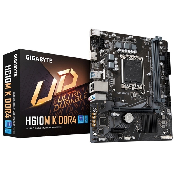 Gigabyte H610M_K_DDR4, LGA1700, DDR4, 64GB