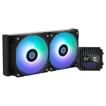 Zalman ALPHA2A24BLACK, ARGB, 120mm, 2000RPM, Liquid Cooling, Black