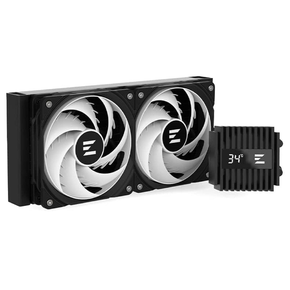 Zalman ALPHA2A24BLACK, ARGB, 120mm, 2000RPM, Liquid Cooling, Black