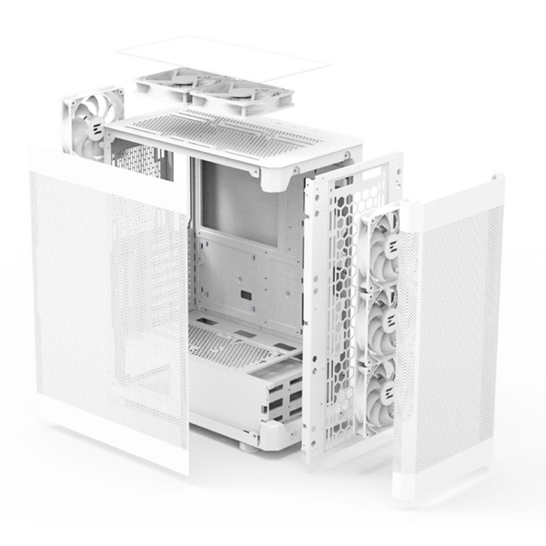 Zalman I4WHITE, Computer Case, MidT, ATX, Mini-ITX, Micro-ATX, USB 2.0, USB 3.0, White