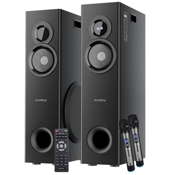 Intex TW-11803 FMUB, 100W, USB, FM, AUX, BT, Speakers, Black