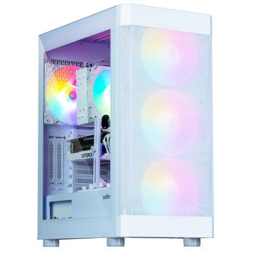 ქეისი Zalman I4TGWHITE, Computer Case, MidT, ATX, Mini-ITX, Micro-ATX, USB 2.0, USB 3.0, White