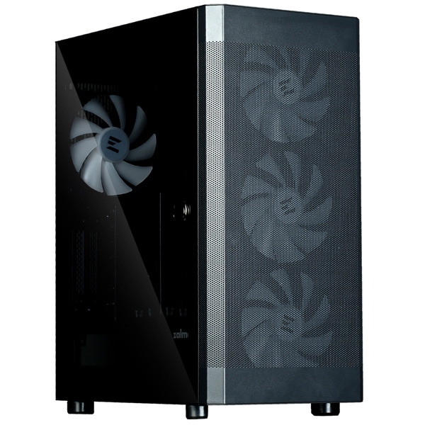 ქეისი Zalman I4TGBLACK, Computer Case, MidT, ATX, Mini-ITX, Micro-ATX, USB 2.0, USB 3.0, Black