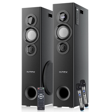 Intex TW-11804 FMUB, 130W, FM, BT, USB, AUX, Speakers, Black